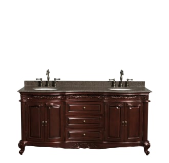 Front Vanity View with Imperial Brown Top
