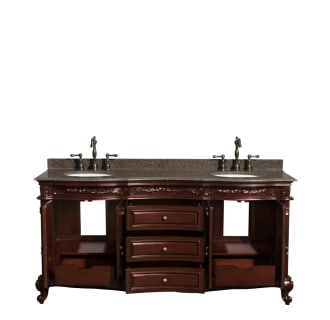 Open Front Vanity View with Imperial Brown Top