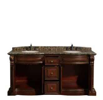 Open Front Vanity View with Baltic Brown Top