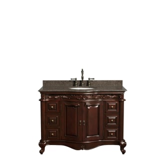 Front Vanity View with Imperial Brown Top