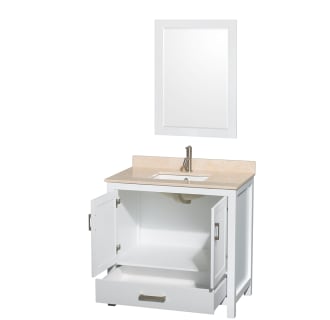 Wyndham Collection-WCS141436SUNSM24-Open Vanity View with Mirror