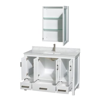 Wyndham Collection-WCS141448SUNSMED-Open Vanity / Medicine Cabinet View