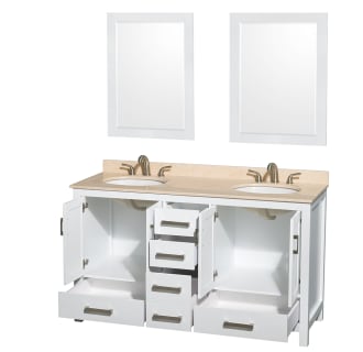 Wyndham Collection-WCS141460DUNOM24-Open Vanity View with Mirror