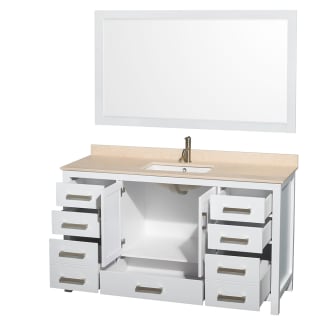 Wyndham Collection-WCS141460SUNSM58-Open Vanity View with Mirror