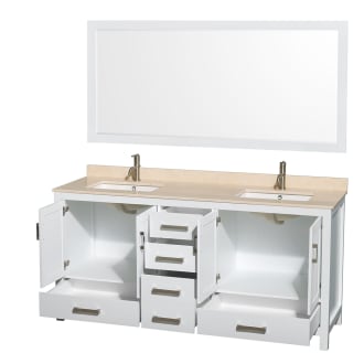 Wyndham Collection-WCS141472DUNSM70-Open Vanity View with Mirror