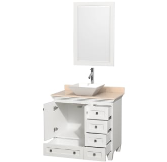 Open Vanity View with Mirror