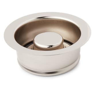 Signature Hardware 453541 3 1/2 inch Stainless Steel, Kitchen Garbage Disposal Flange and, Black
