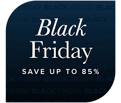 Black Friday - Save up to 85%