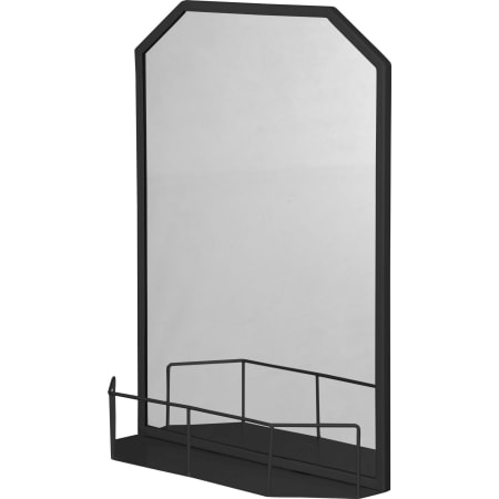 A and E Bath and Shower Anita 27-1/2" W x 19-1/2" H Rectangular Metal Framed Bathroom Mirror Black