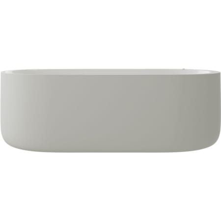 A and E Bath and Shower Broxton 66-7/8" Free Standing Acrylic Soaking Tub with Center Drain, Drain Assembly, and Overflow White