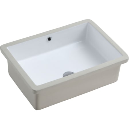A and E Bath and Shower Isla 21-5/8" Rectangular Ceramic Undermount Bathroom Sink with Overflow and White