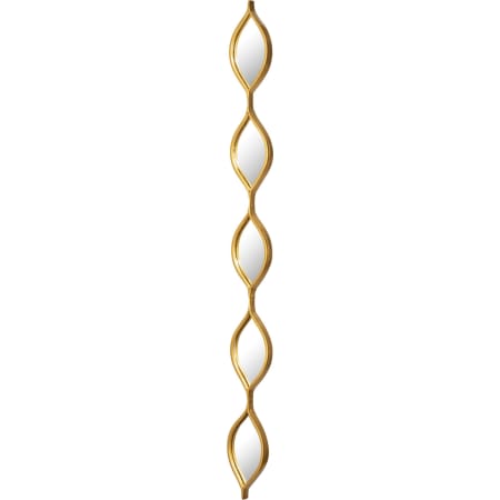A and E Bath and Shower Mackey 5" W x 50" H Specialty Metal Framed Bathroom Mirror Gold