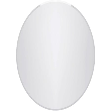 A and E Bath and Shower Oldport 20" W x 28" H Oval Frameless Bathroom Mirror N/A