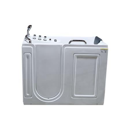 A and E Bath and Shower Oneal 53" Acrylic Whirlpool Tub with Left Drain - Includes Hand Shower Glossy