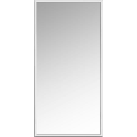 A and E Bath and Shower Prime 18" W x 36" H Rectangular Metal Framed Bathroom Mirror Silver