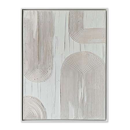 A and E Bath and Shower Reverie 48" x 36" Framed Abstract Painting N/A