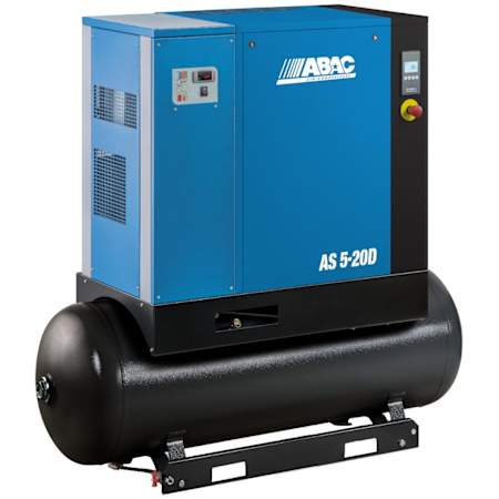 ABAC Air Compressors 10 HP 131 Gal 150 Max PSI Stationary Electric (208, 230, 460 Volt) Rotary Air Compressor with Dryer N/A