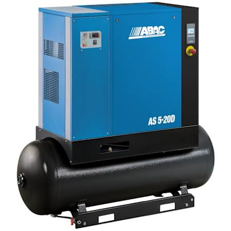 ABAC Air Compressors 7.5 HP 131 Gal 150 Max PSI Stationary Electric (230 Volt) Rotary Air Compressor with Dryer N/A