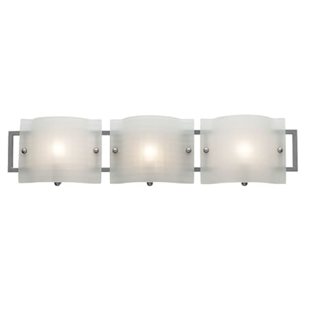 Shown in Brushed Steel / Checkered Frosted