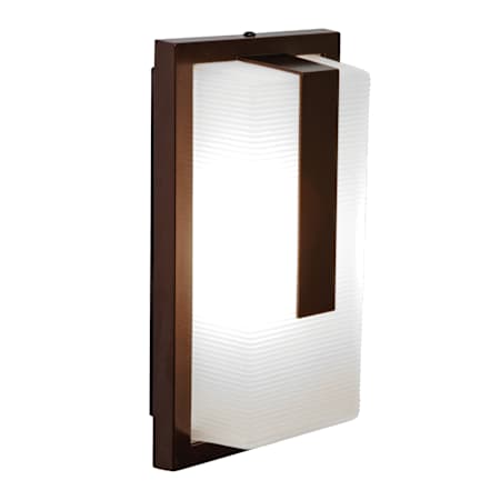 Access Lighting Neptune 1 Light Outdoor Wall Sconce - 13" Tall with Frosted Glass Shade Bronze