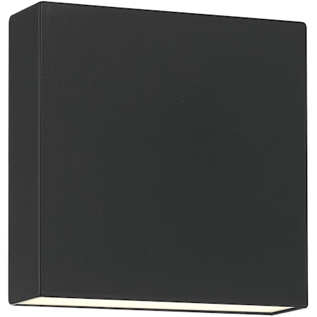 Access Lighting Strand 6" Tall LED Marine Grade Outdoor Wall Sconce Black / Frosted