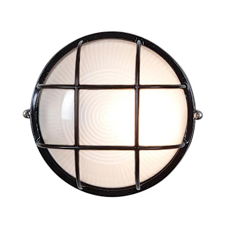 Access Lighting Nauticus 7" Tall Outdoor Wall Sconce Black / Frosted