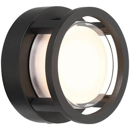 Access Lighting Spoke 3" Tall LED Marine Grade Outdoor Wall Sconce Black / Clear