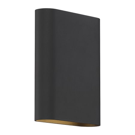 Access Lighting Lux 8" Tall LED Wall Sconce- 3000K Black / Frosted