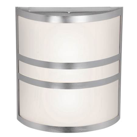 Access Lighting Artemis Centro 2 Light 11" Tall Wall Sconce Brushed Steel / Opal