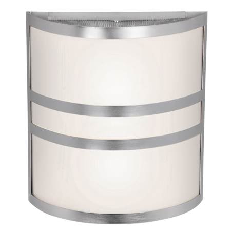 Access Lighting Artemis Centro 2 Light 11" Tall Wall Sconce Brushed Steel / Opal