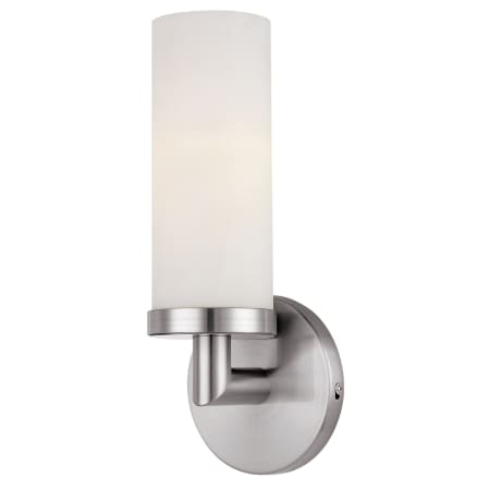 Access Lighting Aqueous 12" Tall LED Wall Sconce - 2700K Brushed Steel / Opal