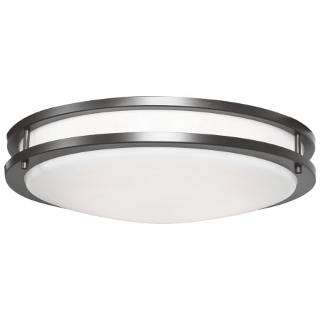 Access Lighting Solero II 14" Wide LED Flush Mount Drum Ceiling Fixture Bronze