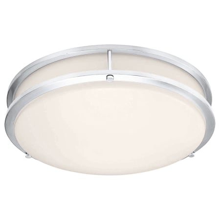 Access Lighting Solero II 17" Wide LED Flush Mount Drum Ceiling Fixture Chrome