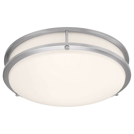 Access Lighting Solero II 19" Wide LED Flush Mount Bowl Ceiling Fixture Brushed Steel