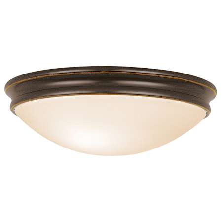 Access Lighting Atom 3 Light Flush Mount Ceiling Fixture Oil Rubbed Bronze / Opal