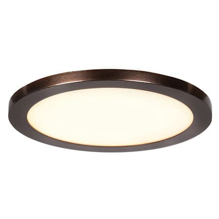 Access Lighting Disc 8" Wide LED Flush Mount Drum Ceiling Fixture Bronze / Acrylic