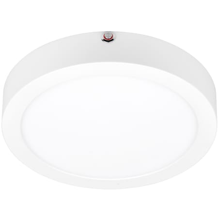 Access Lighting ModPLUS 9" Wide LED Flush Mount Drum Ceiling Fixture- 3000K White / Acrylic
