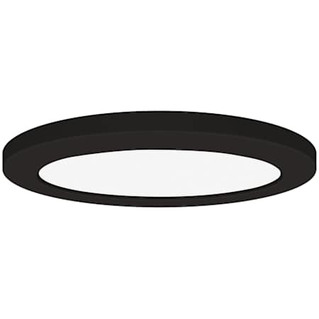 Access Lighting Slim 12" Wide LED Flush Mount Ceiling Fixture Black / White