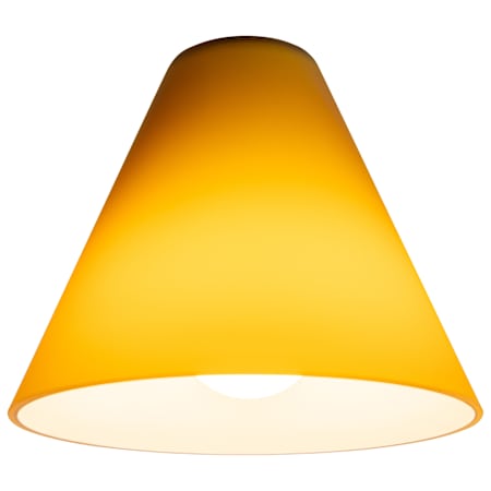 Access Lighting Mini Pendant Glass Shade from the Inari Silk Collection Amber