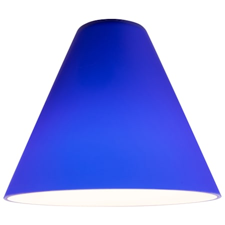 Access Lighting Mini Pendant Glass Shade from the Inari Silk Collection Cobalt Blue