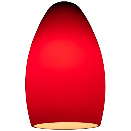 Access Lighting Inari Silk 5" W x 9" L Glass Lighting Shade Red