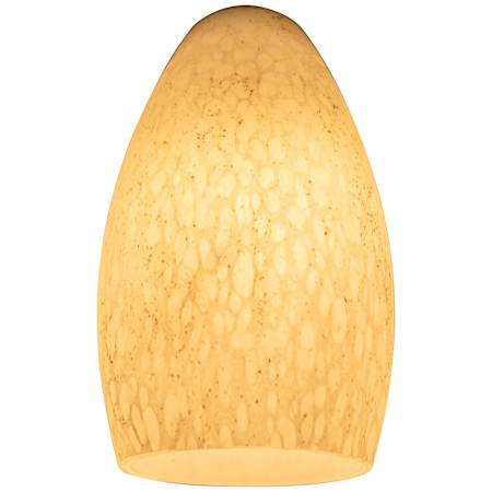 Access Lighting Inari Silk 5" W x 9" L Glass Lighting Shade White Stone