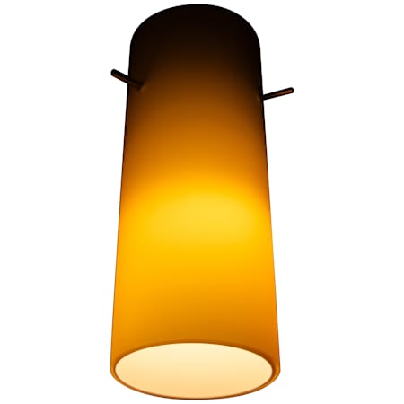 Access Lighting Cylinder 4" W x 10" L Lighting Shade Amber
