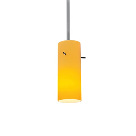 Brushed Steel / Amber