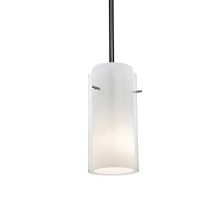 Access Lighting Janine 1 Light Mini Pendant Oil Rubbed Bronze / Clear Opal