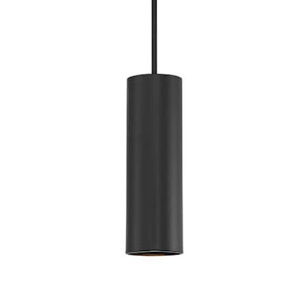 Access Lighting Pilson 5" Wide Mini Pendant Matte Black