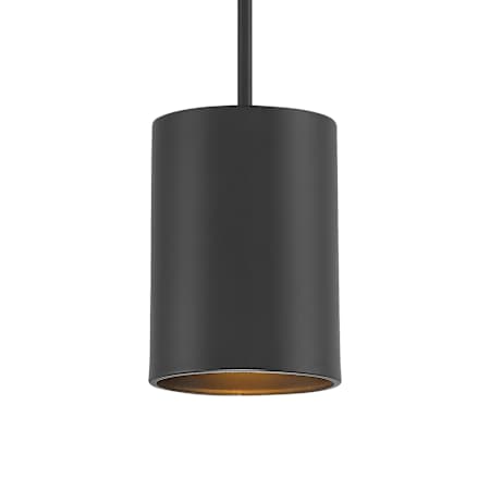 Access Lighting Pilson XL 6" Wide Mini Pendant Matte Black