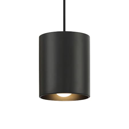 Access Lighting Pilson XL 6" Wide Mini Pendant Matte Black