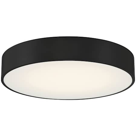 Access Lighting Como 14" Wide LED Flush Mount Ceiling Fixture Black / White