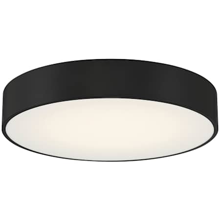 Access Lighting Como 18" Wide LED Flush Mount Ceiling Fixture Black / White